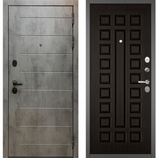 Железная дверь Бульдорс Масс-90 Бетон темный 9S-136/Венге 9S-110