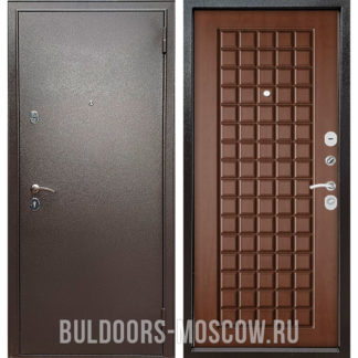 Железная дверь Бульдорс FAMILY ECO М/Р Букле шоколад/Карамель Е-112