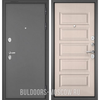 Железная дверь Бульдорс Mass-90 Букле антрацит/Дуб светлый матовый 9S-108