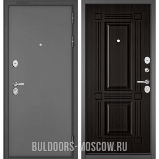 Входная дверь Бульдорс Масс-90 Букле антрацит/Ларче темный 9S-104