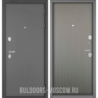 Железная дверь Бульдорс Mass-90 Букле антрацит/Орех пепельный 9S-100
