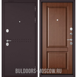Входная дверь Бульдорс Mass-90 Букле шоколад R-4/Карамель 9SD-1
