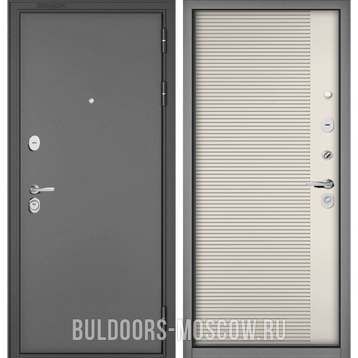 Входная дверь Бульдорс СТАНДАРТ-90 Букле графит/Эмаль молоко 9S-160 Входная дверь Бульдорс СТАНДАРТ-90 Букле графит/Эмаль молоко 9S-160