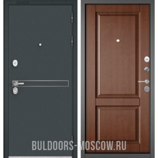 Стальная дверь Бульдорс Стандарт-90 Черный шелк D-4/Карамель 9SD-1