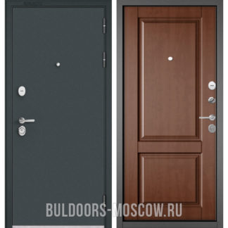Стальная входная дверь Бульдорс Стандарт-90 Черный шелк/Карамель 9SD-1
