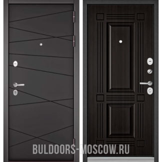 Входная дверь Бульдорс Trust Стандарт-90 Графит софт 9S-130/Ларче темный 9S-104