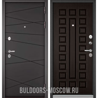 Железная дверь Бульдорс Trust Стандарт-90 Графит софт 9S-130/Венге 9S-110