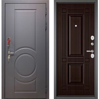 Стальная дверь Бульдорс Trust Стандарт-90 Графит софт 9S-6/Ларче темный 9S-104