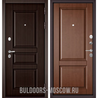 Стальная дверь Бульдорс Траст Standart-90 Ларче шоколад 9SD-2/Карамель 9SD-1