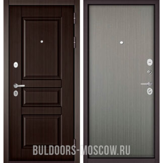Входная дверь Бульдорс Траст Standart-90 Ларче шоколад 9SD-2/Орех пепельный 9S-100