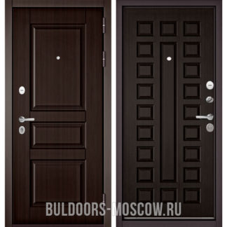 Железная входная дверь Бульдорс Траст Standart-90 Ларче шоколад 9SD-2/Венге 9S-110